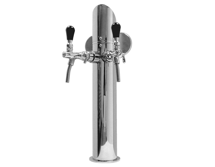 COLONNA ELLISSE INOX 2 VIE