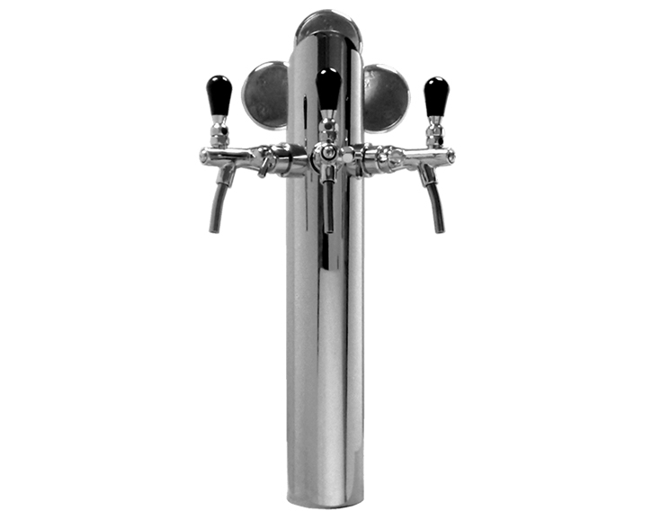 COLONNA MAXI ELLISSE INOX 3 VIE
